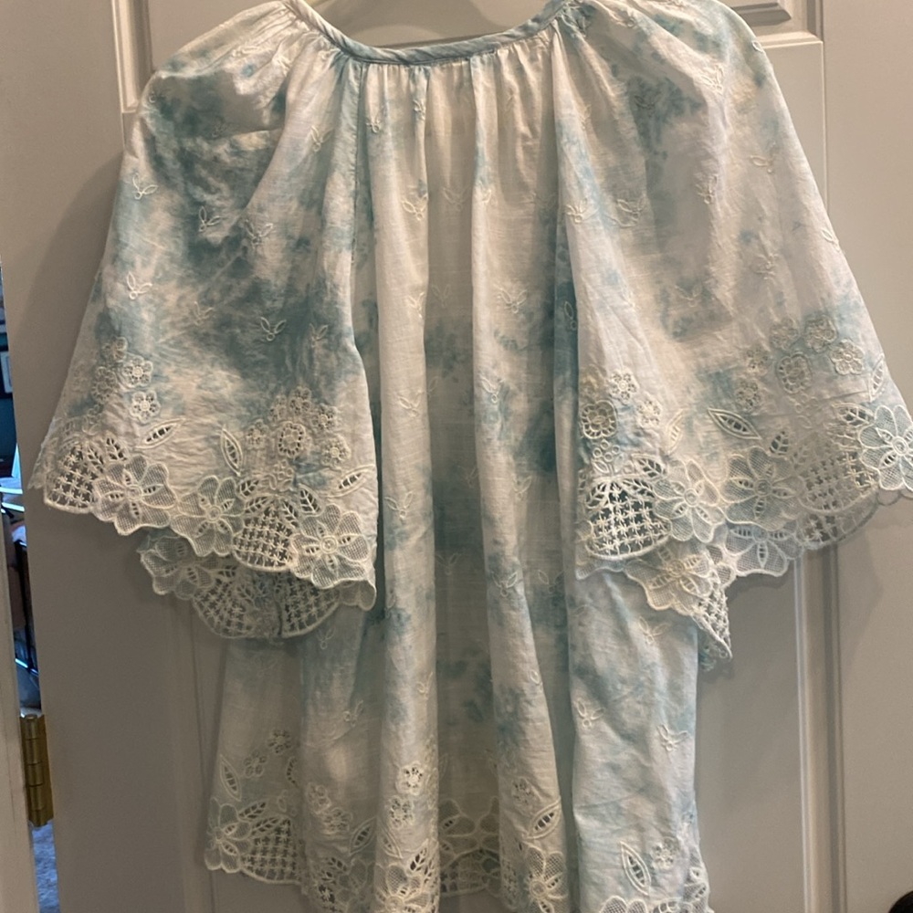 Anthropologie peasant style blouse.  Size XL. - Picture 7 of 7